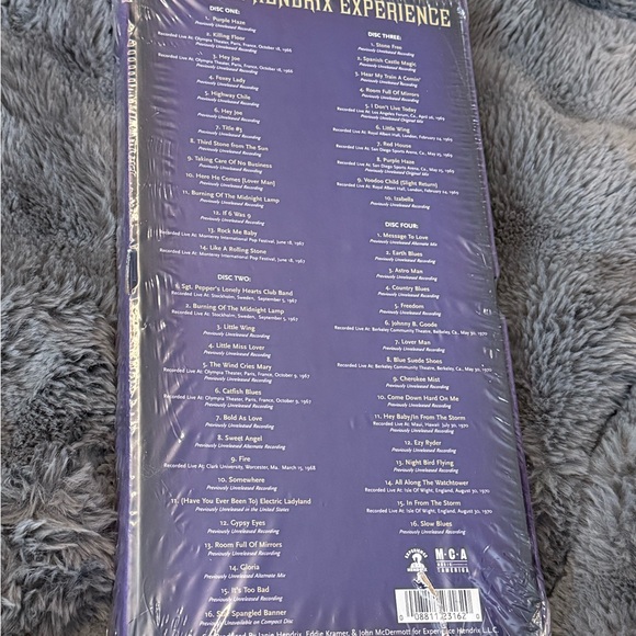 Vintage 2000 Jimi Hendrix Experience 4 CD Box Set SEALED w/ Book - Picture 2 of 2